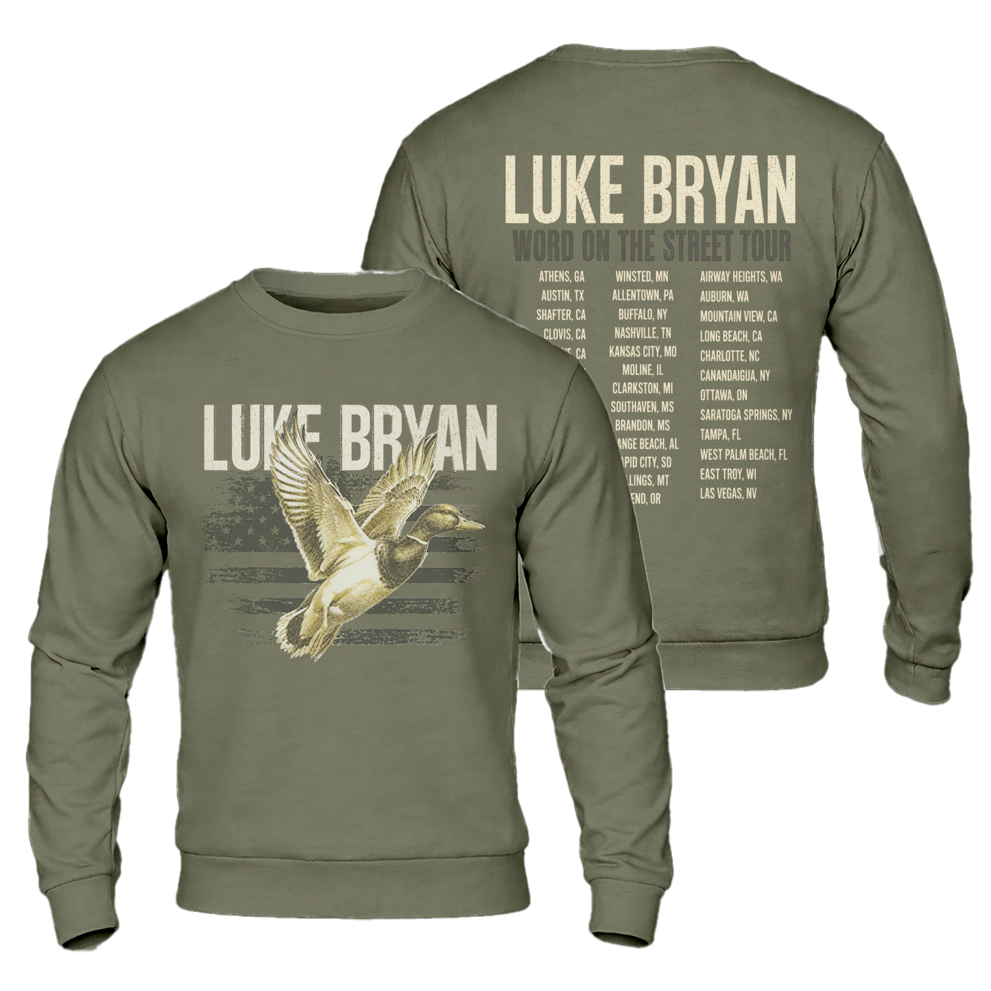 LB Word On The Street Tour T- Shirt Gildan 5000, Sweatshirt & Hoodie