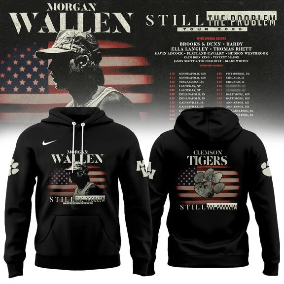 Clemson Tigers x Morgan Wallen Shirt, Sweatshirt & Hoodie