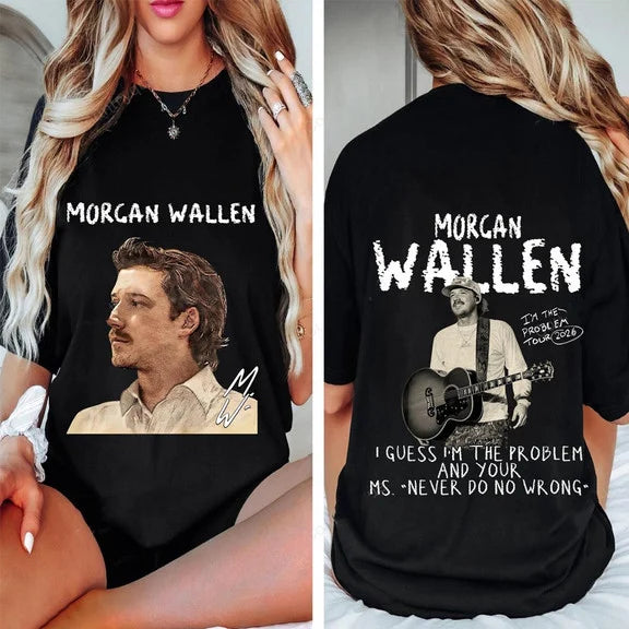 Morgan Wallen Tour 2026 3D Apparel Shirt, Sweatshirt & Hoodie