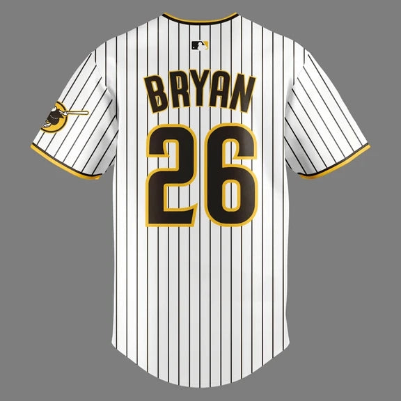 Limited Edition San Diego Padres x LB And JA Signature V2 Baseball Jersey