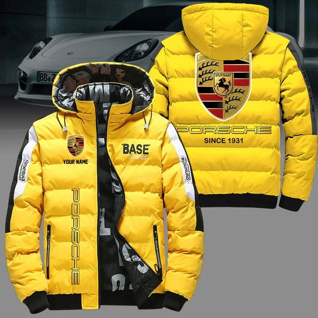Porsche Custom Name Reversible Winter Puffer Jacket – Limited Edition
