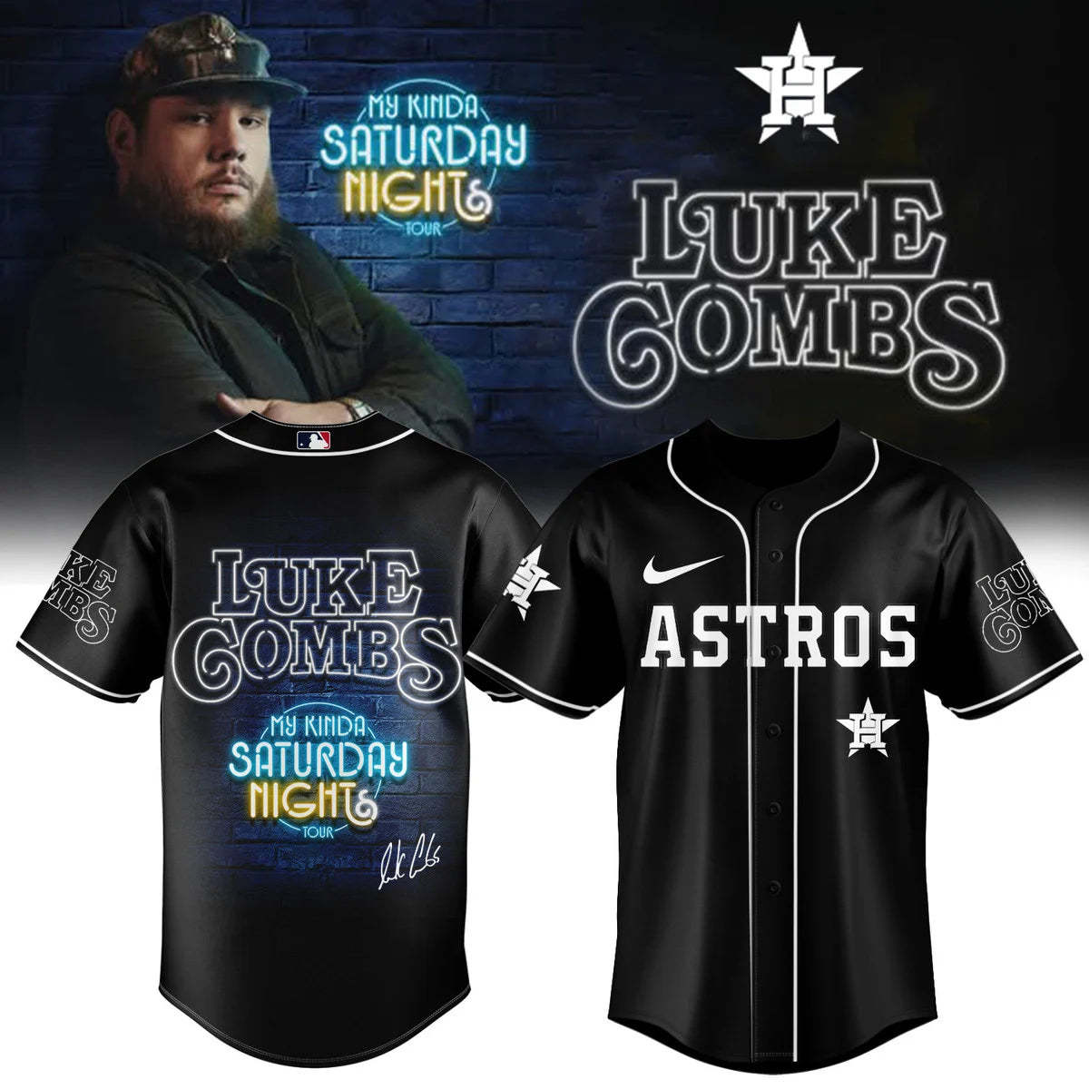 MLB X LC ”My Kinda Saturday Night Tour 2026” Baseball Jersey