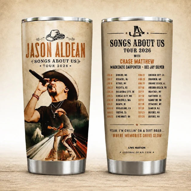 JA Songs About Us Tour 2026 Tumbler