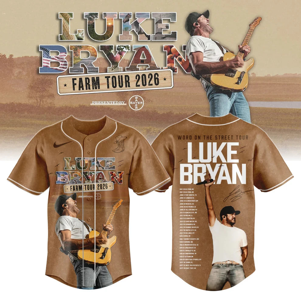 The Word On The Street Tour LB Limited Edition Baseball Jersey