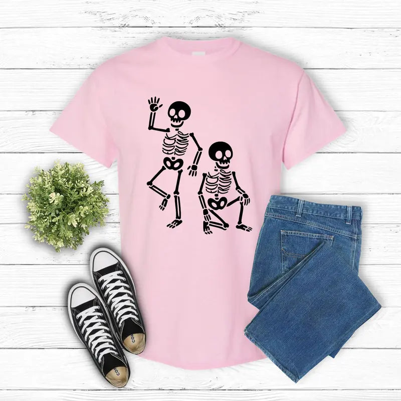 Subtle Skeletons Fk Trump Halloween Shirt