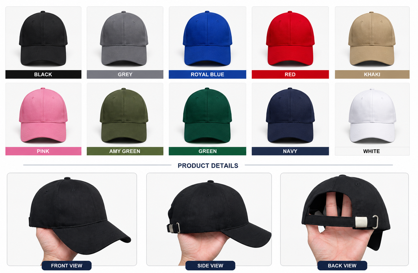 Cowgic Premium USMC Embroidered Hats, 250th Anniversary Marine Corps Hat, Gifts For Marine Veteran, Gifts On Father's Day, Veterans Day.