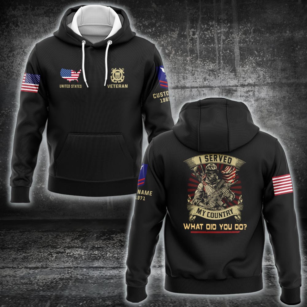 Cowgic Custom U.S COAST GUARDS Veteran