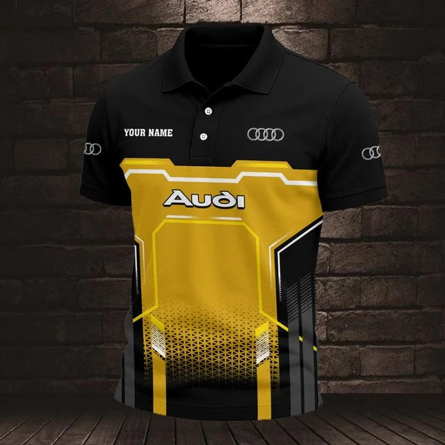 Audi 3D Polo Shirt v7 – Custom Name