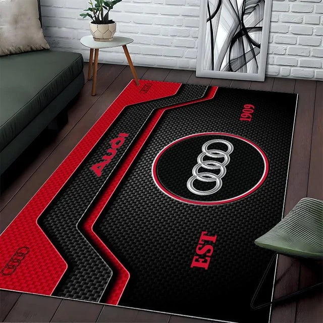 Audi Area Rug v2 – Luxury Car Logo Floor Mat
