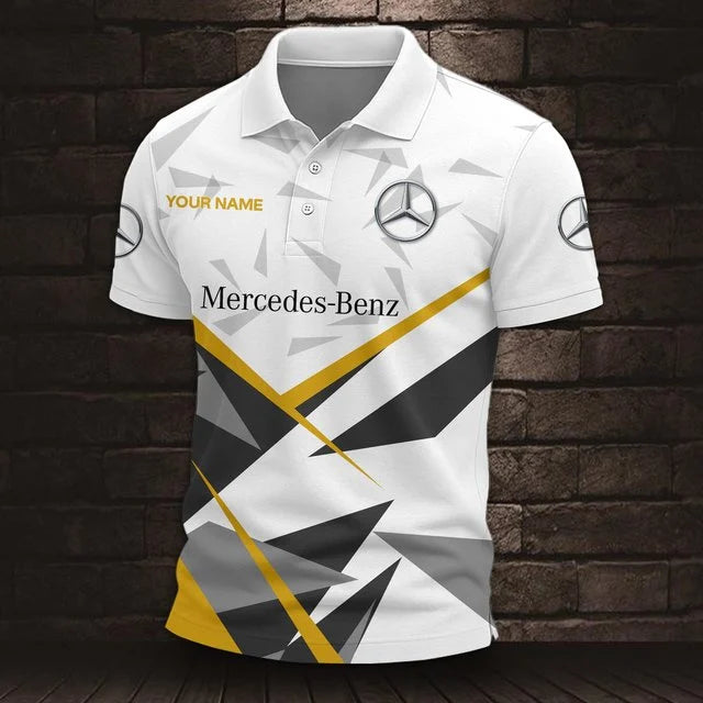 Mercedes-Benz 3D Polo Shirt – Custom Name