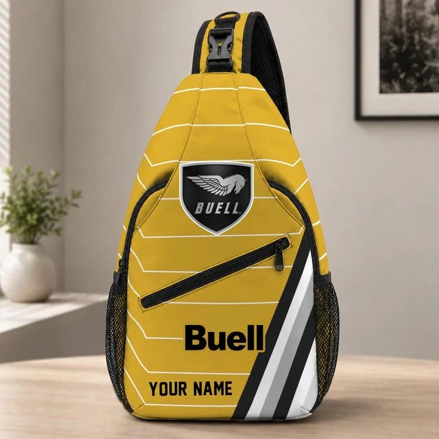 Buell Motorcycles Sling Bag – Custom Name Crossbody Bag