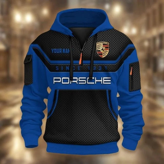 Porsche Custom Quarter Zip Hoodie v3