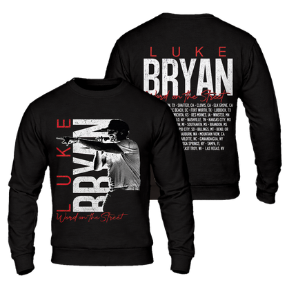 LB Word On The Street Black Tour Tee T- Shirt Gildan 5000, Sweatshirt & Hoodie