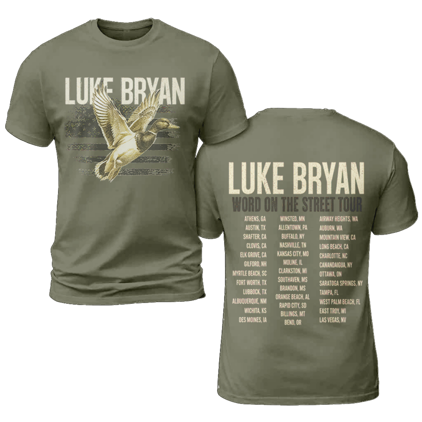 LB Word On The Street Tour T- Shirt Gildan 5000, Sweatshirt & Hoodie