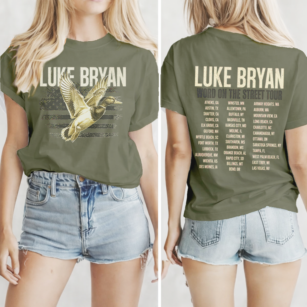LB Word On The Street Tour T- Shirt Gildan 5000, Sweatshirt & Hoodie