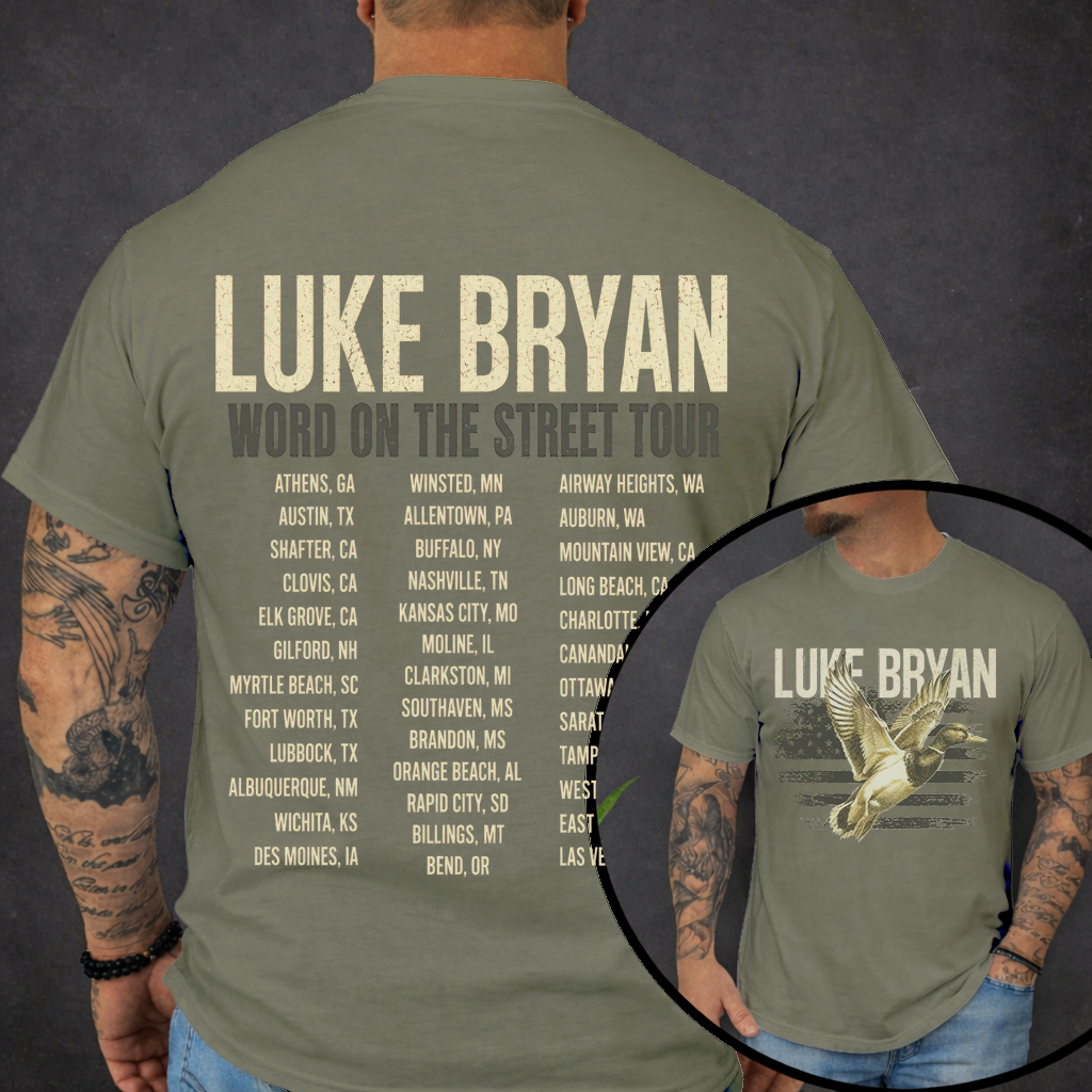 LB Word On The Street Tour T- Shirt Gildan 5000, Sweatshirt & Hoodie