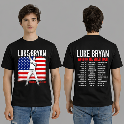 LB Word On The Street Tour Flag T- Shirt Gildan 5000, Sweatshirt & Hoodie