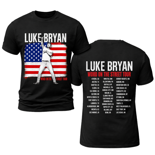LB Word On The Street Tour Flag T- Shirt Gildan 5000, Sweatshirt & Hoodie