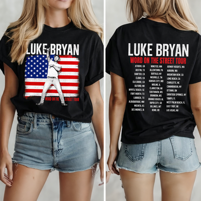 LB Word On The Street Tour Flag T- Shirt Gildan 5000, Sweatshirt & Hoodie
