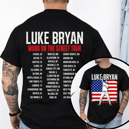 LB Word On The Street Tour Flag T- Shirt Gildan 5000, Sweatshirt & Hoodie