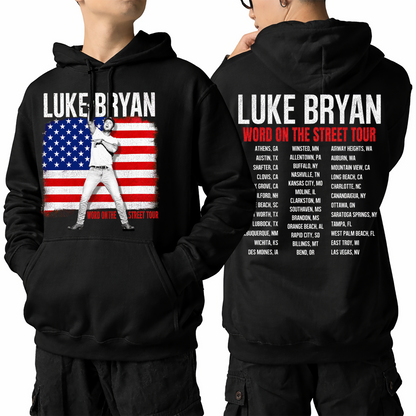 LB Word On The Street Tour Flag T- Shirt Gildan 5000, Sweatshirt & Hoodie