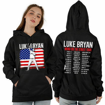 LB Word On The Street Tour Flag T- Shirt Gildan 5000, Sweatshirt & Hoodie