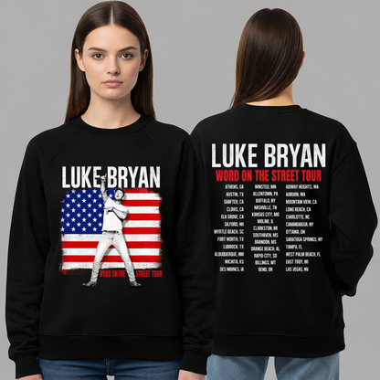 LB Word On The Street Tour Flag T- Shirt Gildan 5000, Sweatshirt & Hoodie