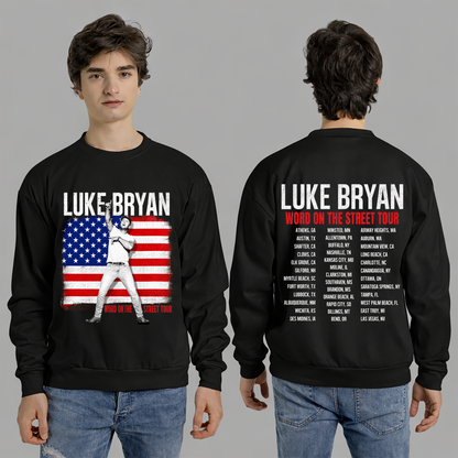 LB Word On The Street Tour Flag T- Shirt Gildan 5000, Sweatshirt & Hoodie