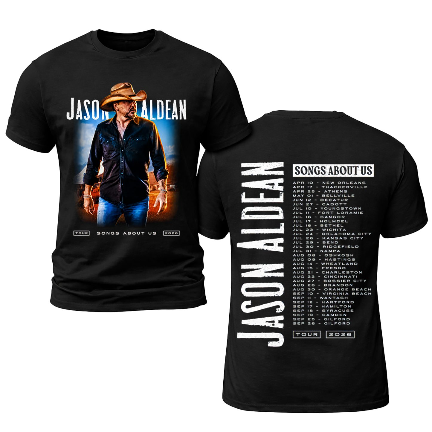 Songs About Us Tour Shirt Gildan 5000, Sweatshirt & Hoodie