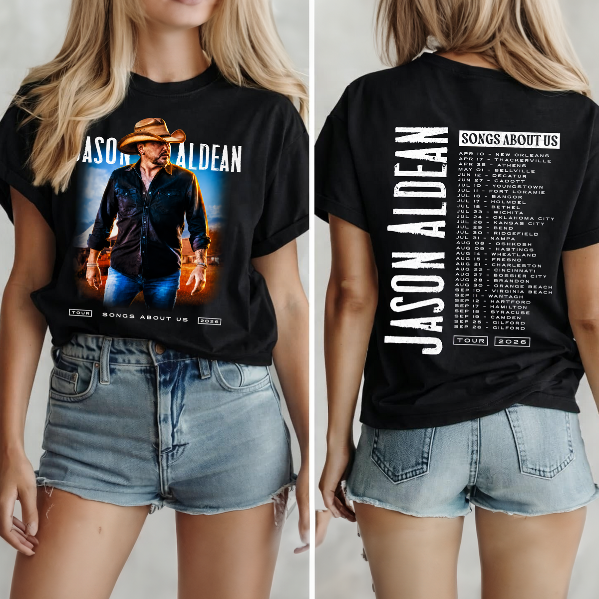 Songs About Us Tour Shirt Gildan 5000, Sweatshirt & Hoodie