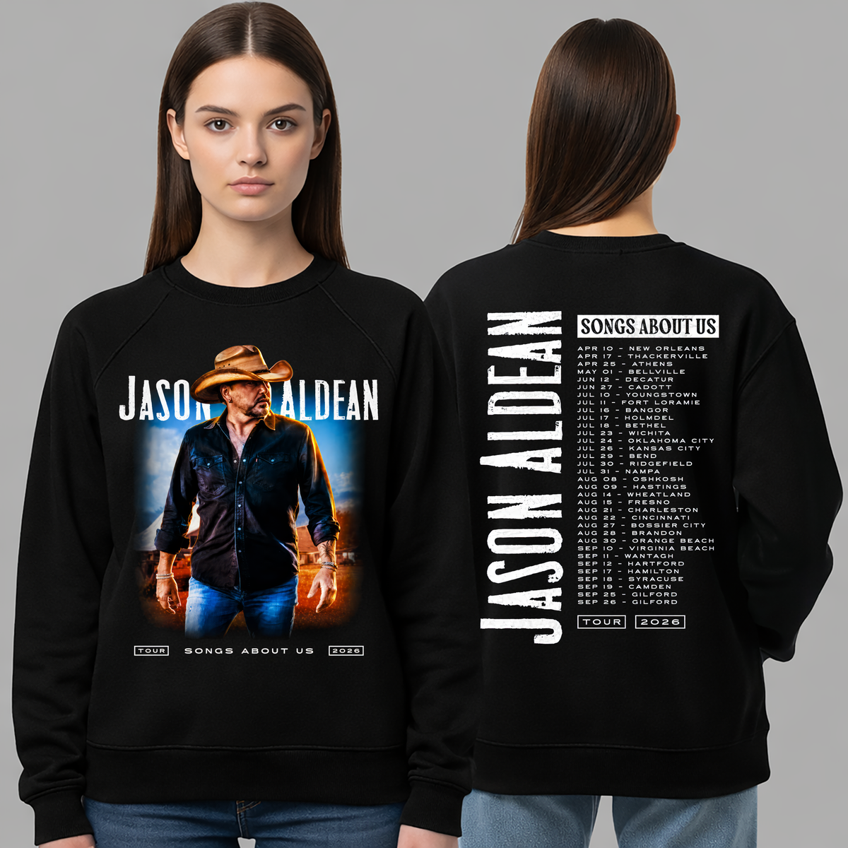 Songs About Us Tour Shirt Gildan 5000, Sweatshirt & Hoodie