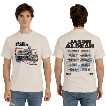 Back Songs About Us Tour Truck Shirt Gildan 5000, Sweatshirt & Hoodie