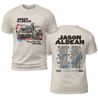Back Songs About Us Tour Truck Shirt Gildan 5000, Sweatshirt & Hoodie