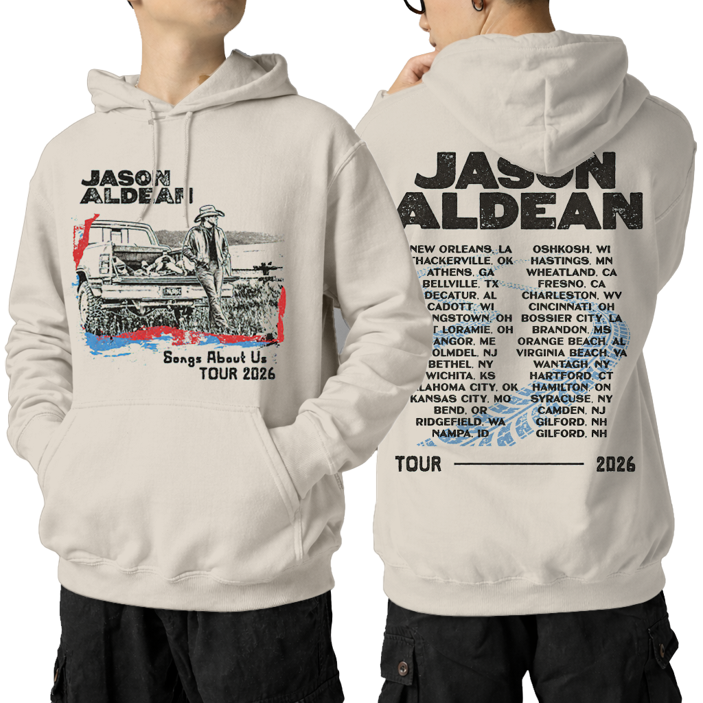 Back Songs About Us Tour Truck Shirt Gildan 5000, Sweatshirt & Hoodie