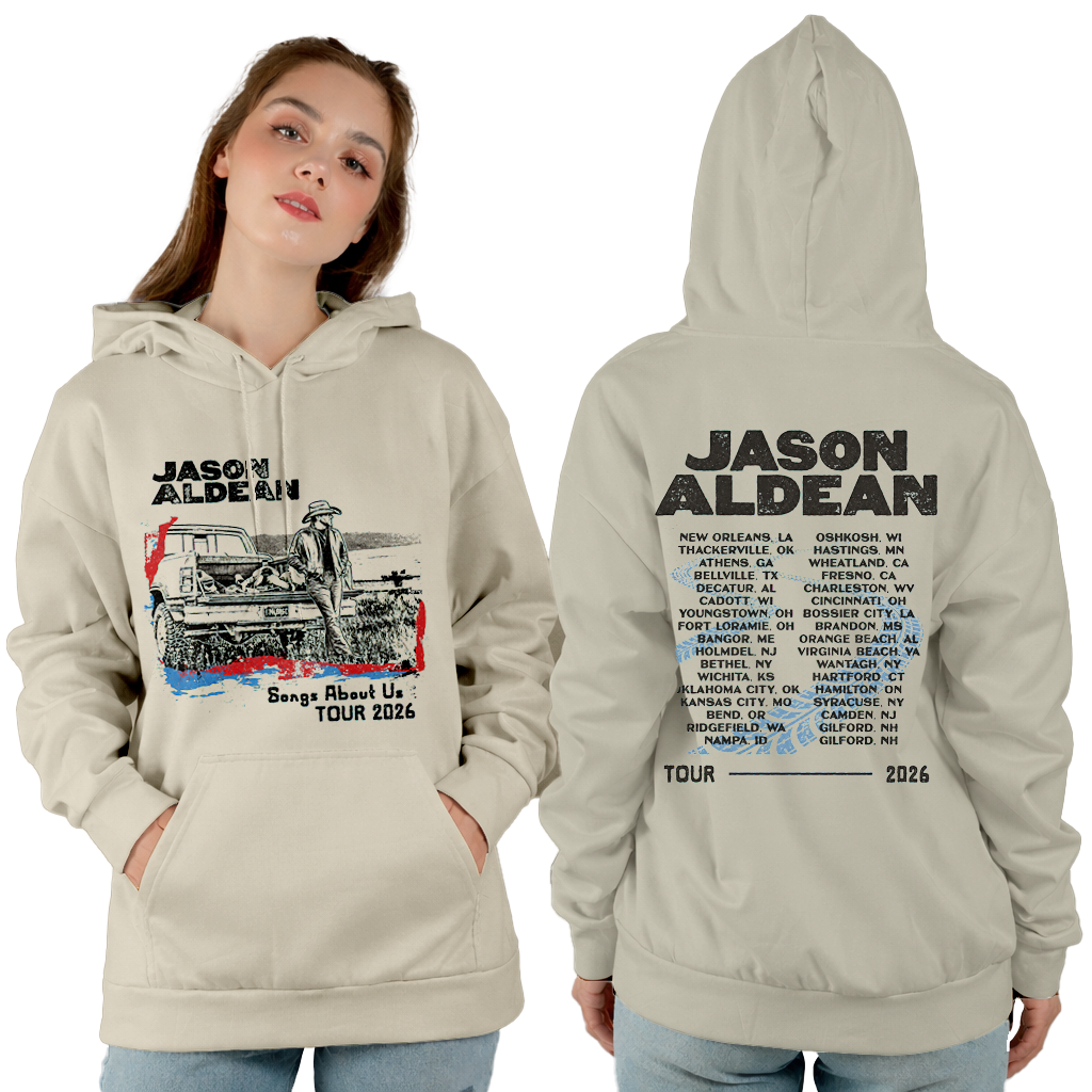 JA Songs About Us Tour Truck Shirt Gildan 5000, Sweatshirt & Hoodie