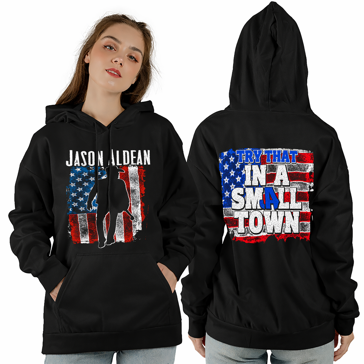 JA Try That In A Small Town  Shirt Gildan 5000, Sweatshirt & Hoodie