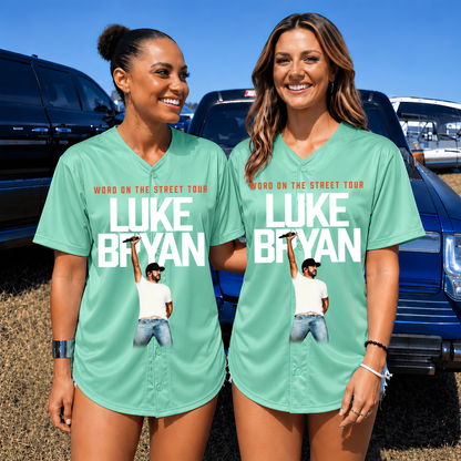 LB “Word On The Street Tour” 🎤🤠 Baseball Jersey