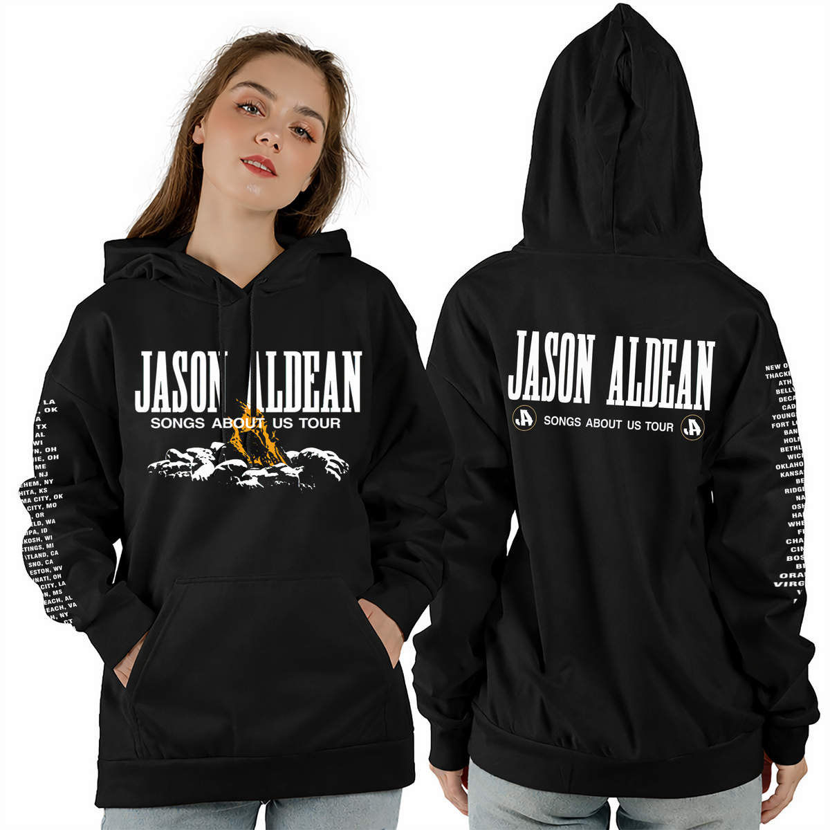 Songs About Us Tour JA Shirt Gildan 5000, Sweatshirt & Hoodie