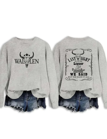 Last Night We Let The Liquor Talk Morgan Wallen Shirt, Sweatshirt & Hoodie