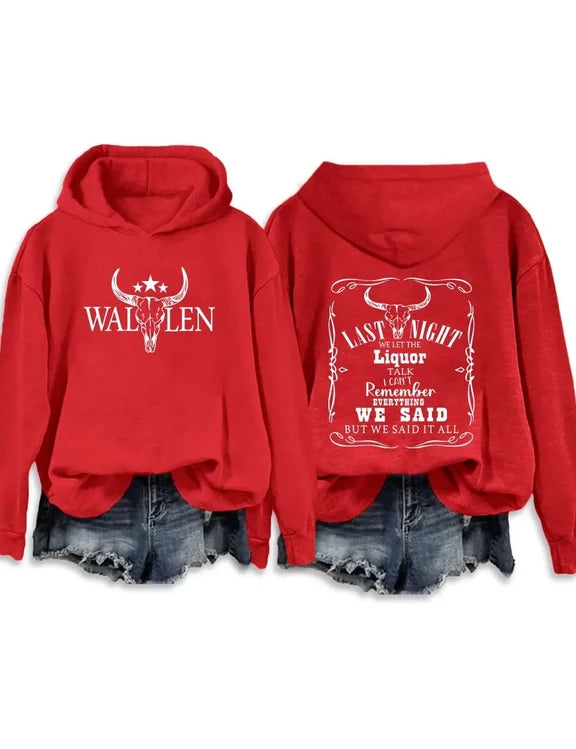 Last Night We Let The Liquor Talk Morgan Wallen Shirt, Sweatshirt & Hoodie