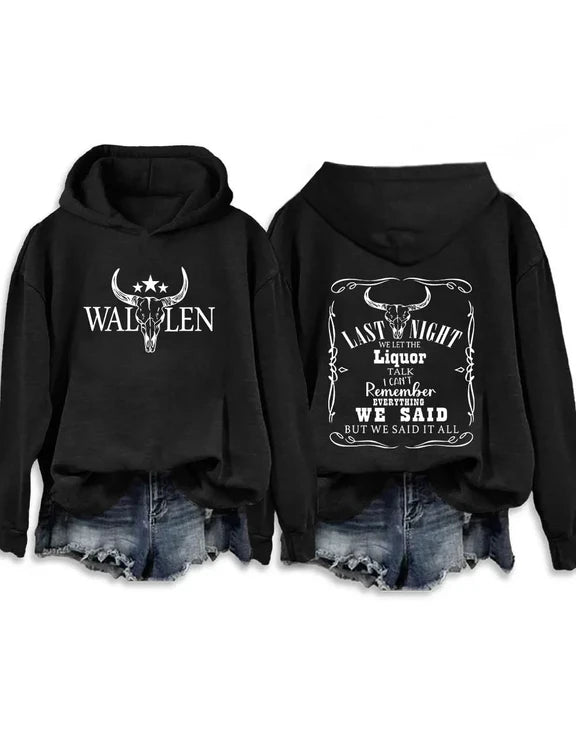 Last Night We Let The Liquor Talk Morgan Wallen Shirt, Sweatshirt & Hoodie