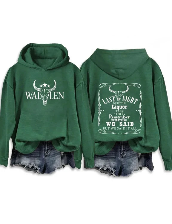 Last Night We Let The Liquor Talk Morgan Wallen Shirt, Sweatshirt & Hoodie