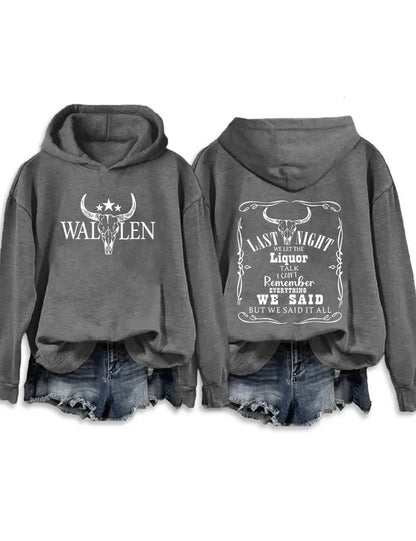 Last Night We Let The Liquor Talk Morgan Wallen Shirt, Sweatshirt & Hoodie