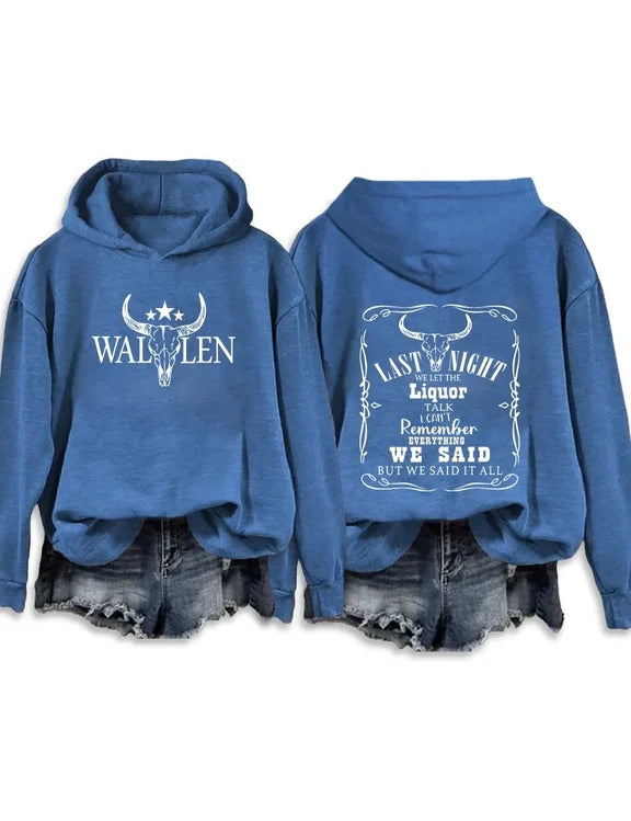 Last Night We Let The Liquor Talk Morgan Wallen Shirt, Sweatshirt & Hoodie
