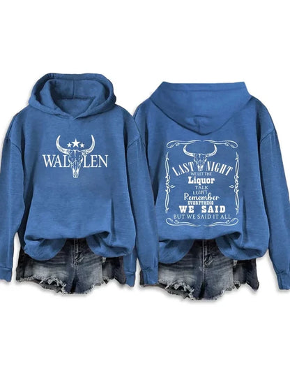 Last Night We Let The Liquor Talk Morgan Wallen Shirt, Sweatshirt & Hoodie