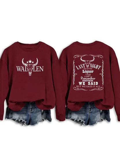 Last Night We Let The Liquor Talk Morgan Wallen Shirt, Sweatshirt & Hoodie