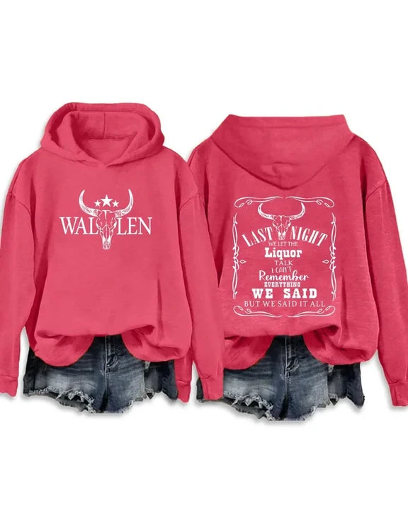 Last Night We Let The Liquor Talk Morgan Wallen Shirt, Sweatshirt & Hoodie
