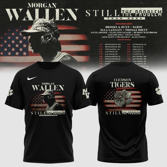 Clemson Tigers x Morgan Wallen Shirt, Sweatshirt & Hoodie