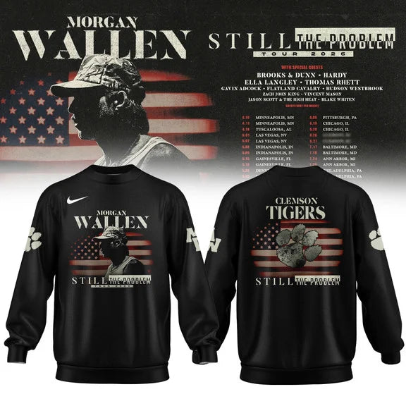 Clemson Tigers x Morgan Wallen Shirt, Sweatshirt & Hoodie