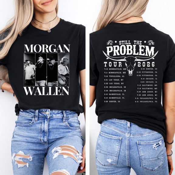 Morgan Still The Problem Tour 2026 v11 Shirt Gildan 5000, Sweatshirt & Hoodie